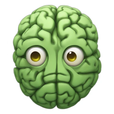 brains on the whole glade sticker