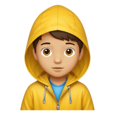 Raincoat Kid sticker