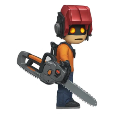 Chainsaw man Transformer sticker