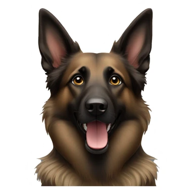 Belgian shepherd dog sticker