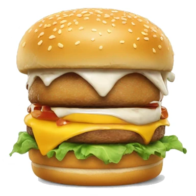Trump mange un burger  sticker