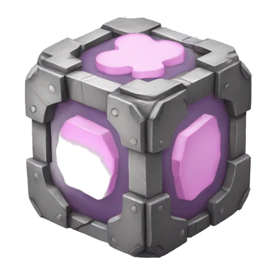 companion cube sticker