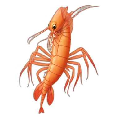 Shrimp daddy sticker