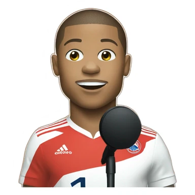 mbappe drops mic sticker