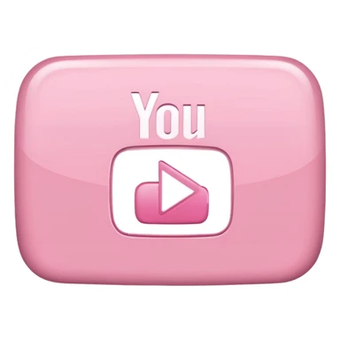 Pink pastel YouTube  sticker
