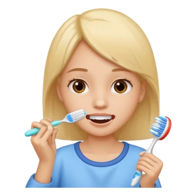 daily routines girl sticker