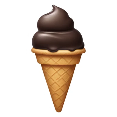 Dark ice cream  sticker