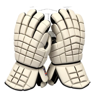 Cinematic Realistic image of goalie gloves showcasing detailed fabric textures and intricate grip patterns, rendered against a blurred goal backdrop with focused, high-contrast lighting that accentuates their essential design sticker