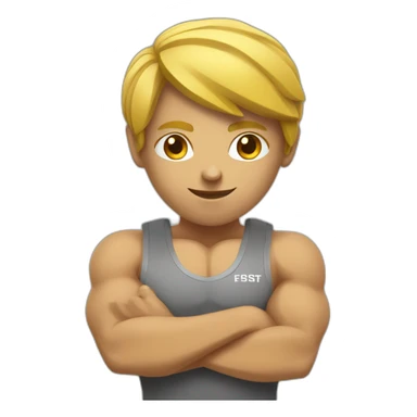 Athlète crossfit sticker