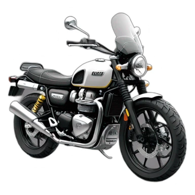 Triumph scrambler motorcycle sticker
