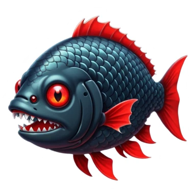 Hero Black Cursed Fish sticker