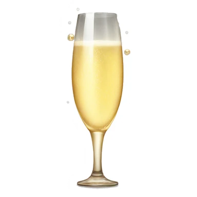 Champagne with bubles sticker