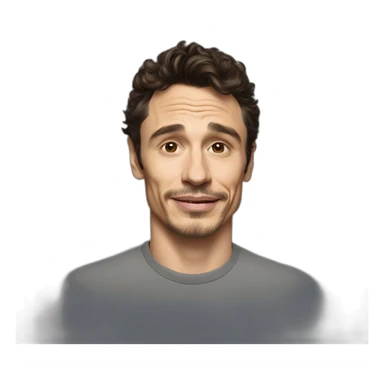 james franco wearing tee sticker