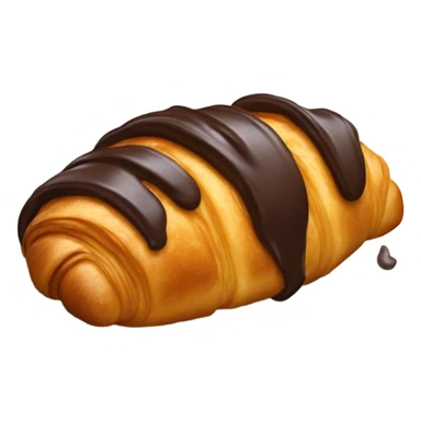 Chocolate croissant  sticker