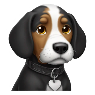 Cross between Clifford and Snoopy sticker