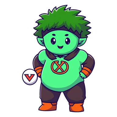 Deku from My Hero Academia pregnant sticker