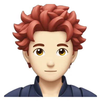 Tanjiro kamado qui est soulagé sticker