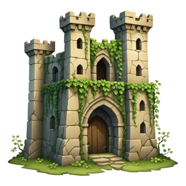 ruined castle sticker