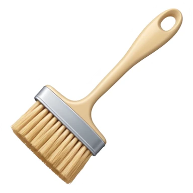 Small beigh scrub brush  sticker