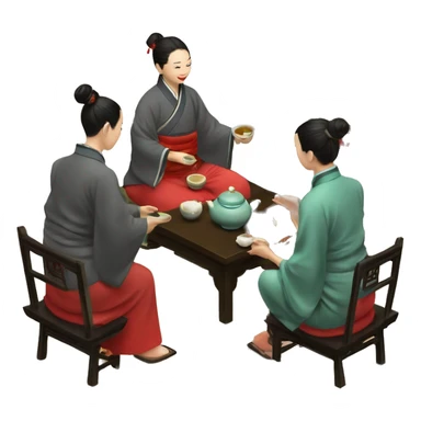 chinese tea ceremony sticker