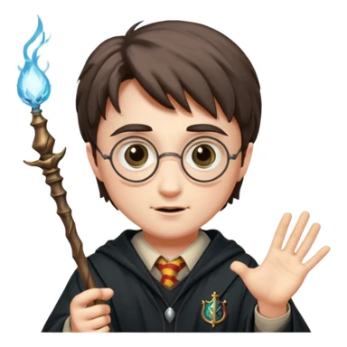 Harry potter el hareketi yapsın sticker
