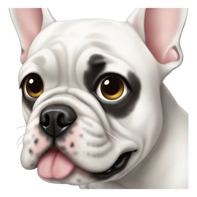 Please create a french bulldog merle sticker