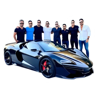 Grant Cardone, Tai Lopez, Josh King Madrid, Alex Hormozi, Iman Gadzhi, Daniel G, Branden Condy, Patrick Bet-David, Dan Henry, Luke Belmar, Shelby Sapp, Leila Hormozi, Tefi Valenzuela, business, influencers, friends, rich millionaire success lifestyle, private jet , supercars, success, sales sticker