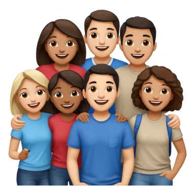 amigos puerto riqueños fuera del campus sticker