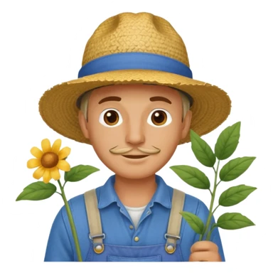 man gardener  sticker