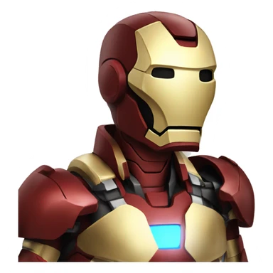 My avatar with logo ironman in the arm sticker