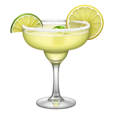 a classic margarita cocktail only one lemon  sticker