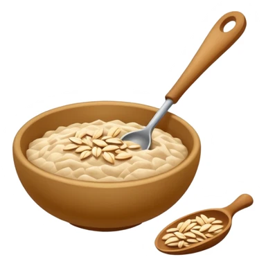 cucharada de harina de avena sticker