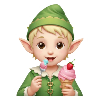 
baby elf with strawberry ice cream




 sticker