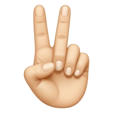 “Emoji-style hand making the letter ‘C’, with the index finger slightly curved. Clean, simple design, smooth shapes, neutral skin tone. White or transparent background, high resolution.” sticker