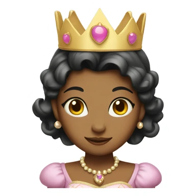 cat princess birthday sticker