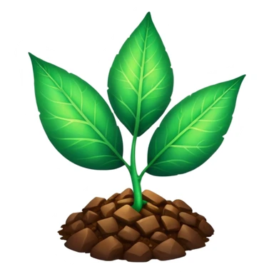 groung energy (with leaf) sticker