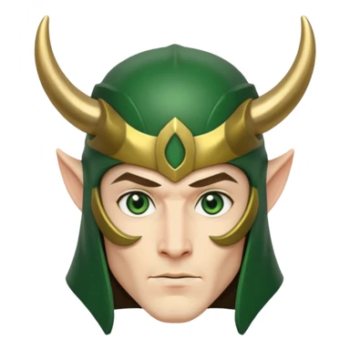 comic book style loki sticker