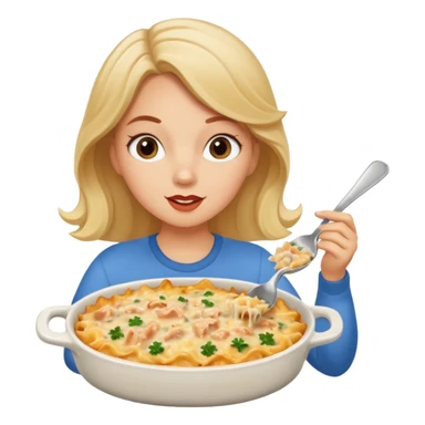 white girl tuna caserole sticker