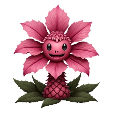 a flower like a monster a demogorgon basically but without e sticker