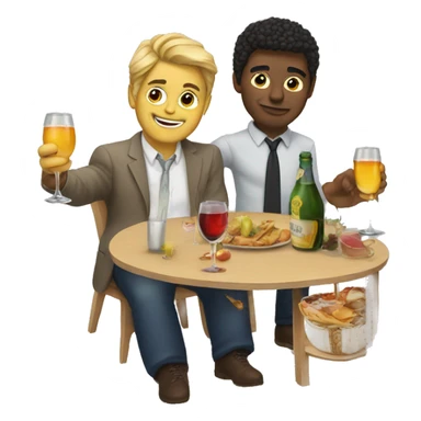 a melange of apero things sticker