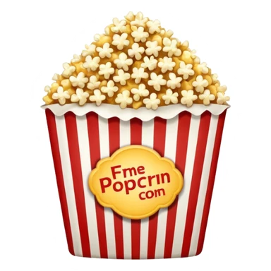 One popcorn who pop sticker