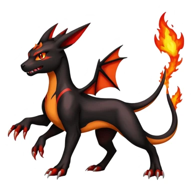 Charizard-Houndoom-Umbreon-hybrid sticker