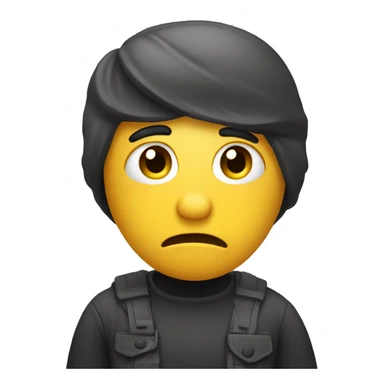 Emoji very confused sticker