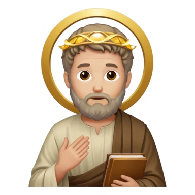 no, necesito que me hagas a san mateo apostol  sticker