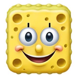 iconic SpongeBob SquarePants sticker