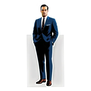 Mad Men Don Draper sticker