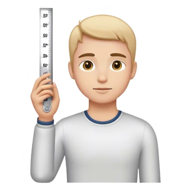 Measure height sticker