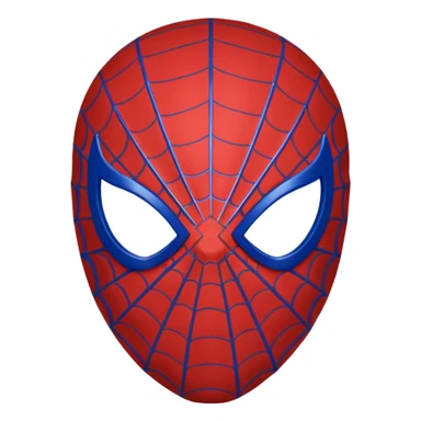 Spider man mask sticker