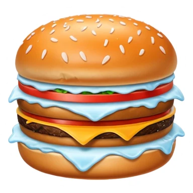 ice burger sticker