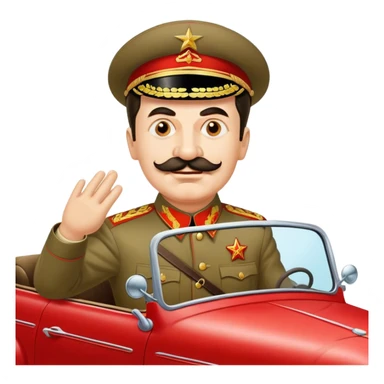 stalin car sticker